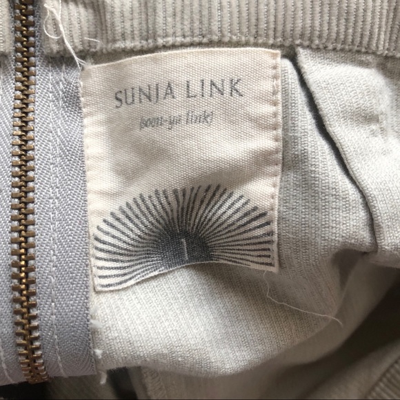 Sunja Link Tapered Leg Cord Pants - Picture 4 of 4